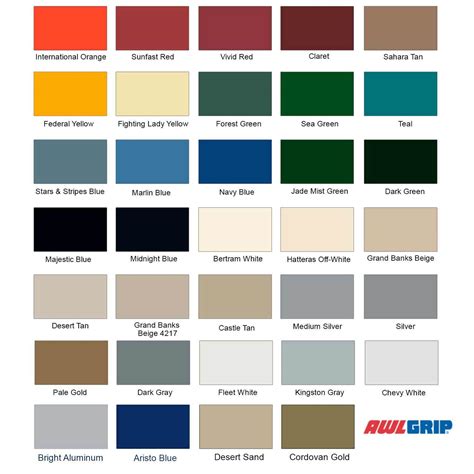 Awlgrip color chart - Thoroughly mix Imron MS600 Color prior to activation. Filter activated material prior to spray application. Three Component System Parts by Volume - 2 Parts Imron MS600 Color : 1 Part Imron 18100S Urethane Activator (sold separately) : 1 Part Imron Reducer 187X5S (Temperature dependent) (sold separately)